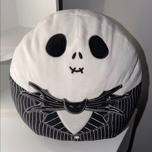 Jack Skellington Plush Pillow - White & Black